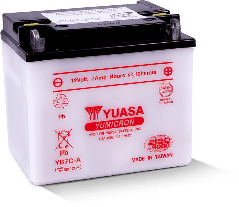 Yuasa Battery YUAM227CY Yuasa YB7C-A Yumicron 12-Volt Battery - User 1