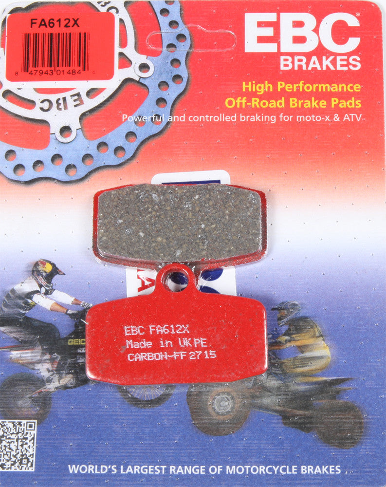 Ebc Brake Pads Carbon X Series - FA612X Husqvarna TC 85 2014-2017