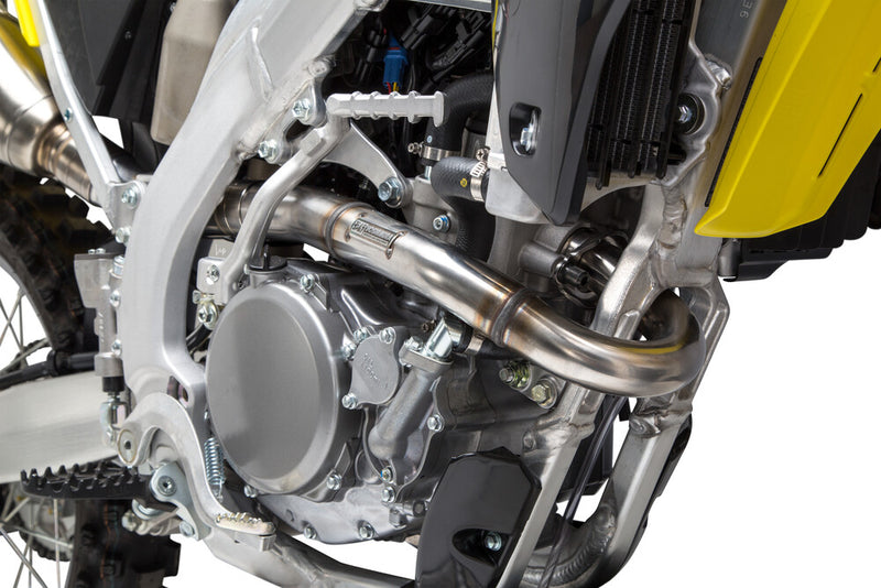 Yoshimura RS12 Signature Series Exhaust System SS-AL-CF - 218320S320 Suzuki RMZ 250 2019-2024