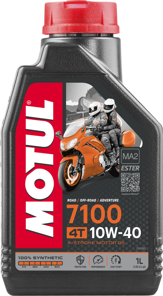 Motul 82-2051 104091 7100 SYNTHETIC OIL 10W40 1L