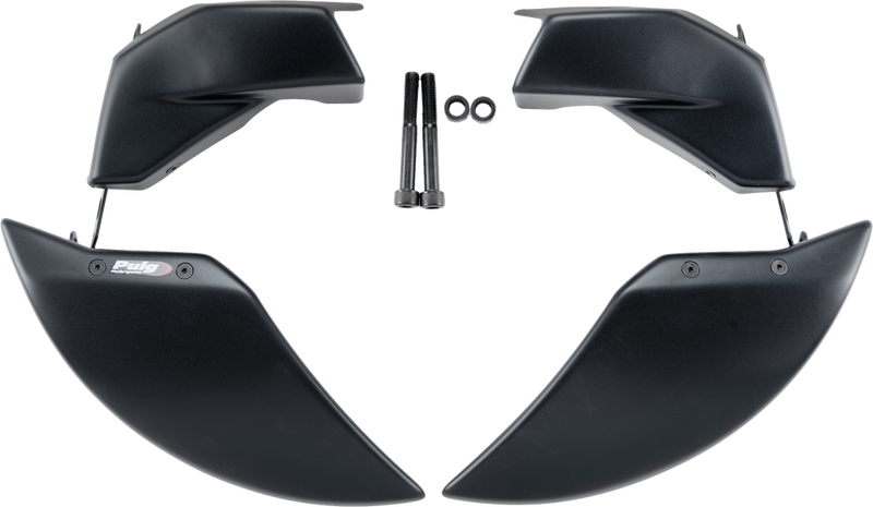 Puig Hi-tech Parts 561-22076M 22076J BRAKE COOLER 2.0 MATTE BLACK KAW