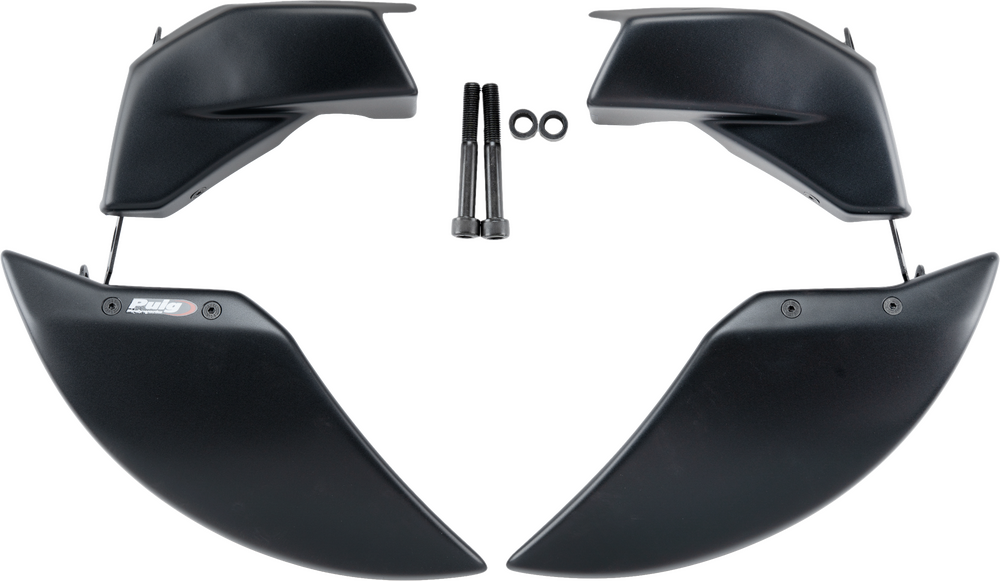 Puig Hi-tech Parts 561-22076M 22076J BRAKE COOLER 2.0 MATTE BLACK KAW