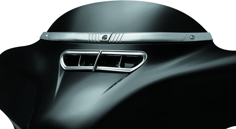 Kuryakyn 2631 Tri-line Windshield Trim Chrome - User 1
