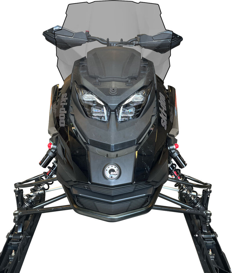Powermadd Cobra W S MID Clear 19" W Black Fade - 13730 Ski-Doo Snowmobiles 2023-2025