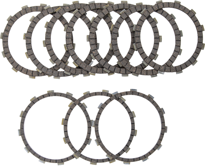 Harddrive Organic Clutch Friction Plates SET - HD7007 For Harley Tri / Electra Glide / Touring / Softail 2014-2017