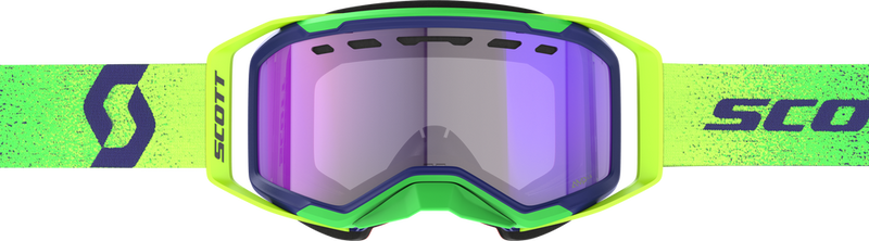 Scott 51-5653 421502-7914307 PROSPECT 2.0 SMB LS GOGGLE MDNT PRP/SFTY YLW LS BLUE CHRM