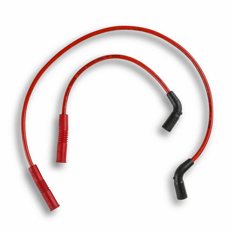 Accel Spiral Core Wire SET 8.0MM RED - 171111R For Harley Touring 2009-2016