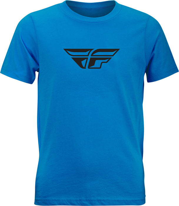 Fly Racing 352-0663YM 352-0663YM YOUTH FLY F-WING TEE TURQUOISE YM