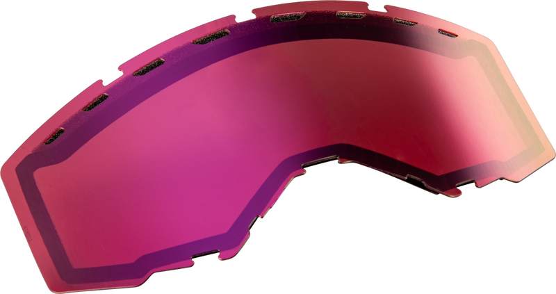 Fly Racing Dual Lens With Vents Adult With Pink Mirror Rose Lens