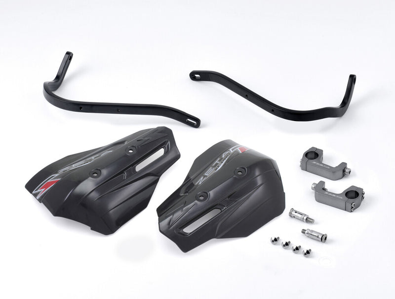 Zeta 634-5103KB ZE72-5059 ARMOR HANDGUARD XC PRO KIT 28.6MM BAR U-CLAMP BLACK/BLACK