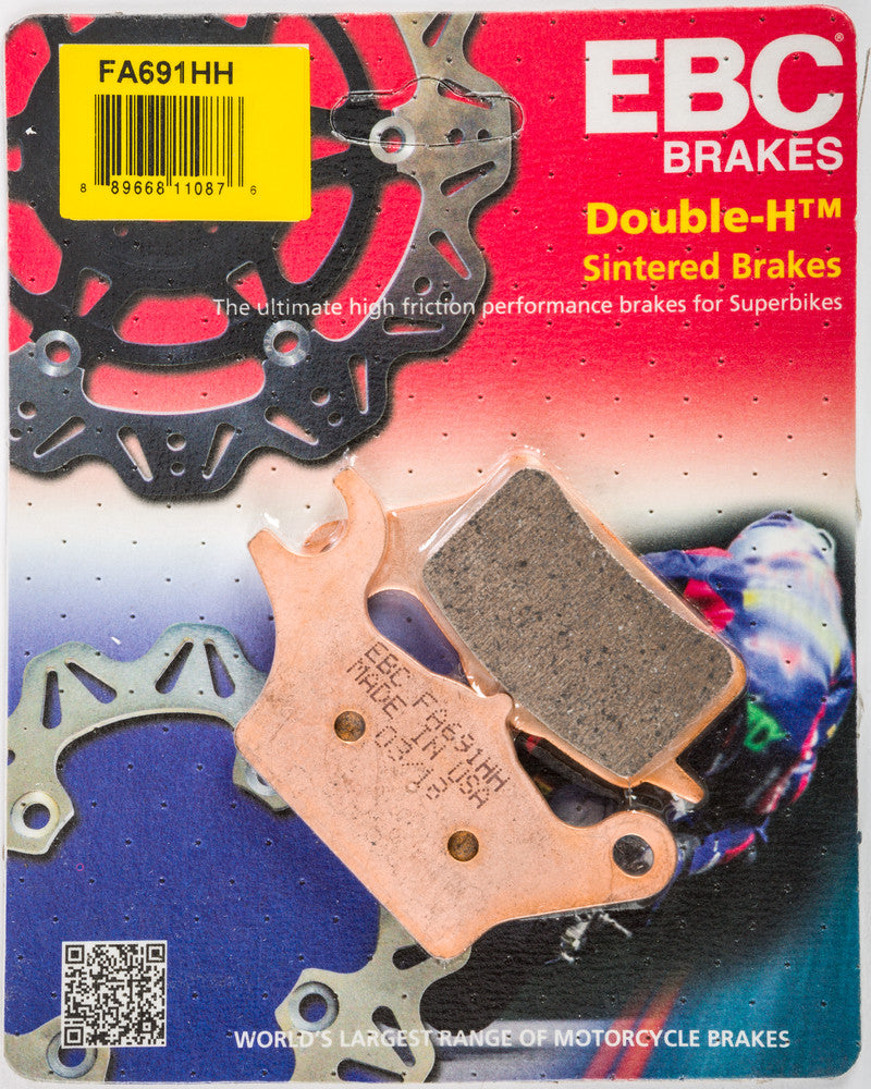 Ebc Brake Pads Double-H Sintered - FA691HH Kawasaki 125 Pro 2017
