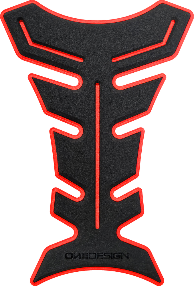 One Emblems 623-1163R HDF9R HDF TANKPAD BLACK/RED