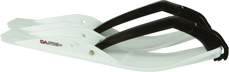 C&a Mini PRO Skis White - 77010007 For Arctic Cat Snowmobiles 2000-2019 | Polaris Snowmobiles 2000-2019