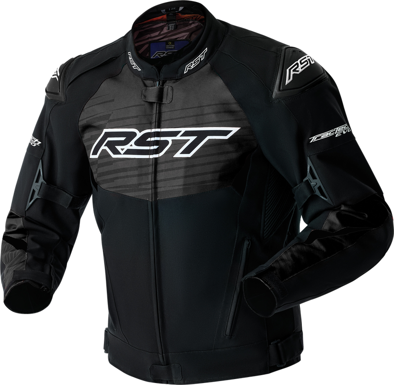 Rst 556-3640142 103640WHI-42 TRACTECH EVO D3O JACKET BLACK/WHITE TEXTILE MD