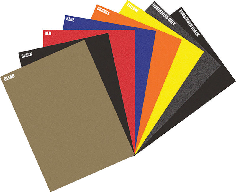 D'cor Visuals D-Cor Grip Tape Sheet Rubberized Black 12"X18" - 40-80-099