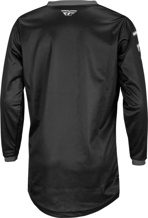 Fly Racing 376-222YS 376-222YS YOUTH F-16 JERSEY BLACK/WHITE YS