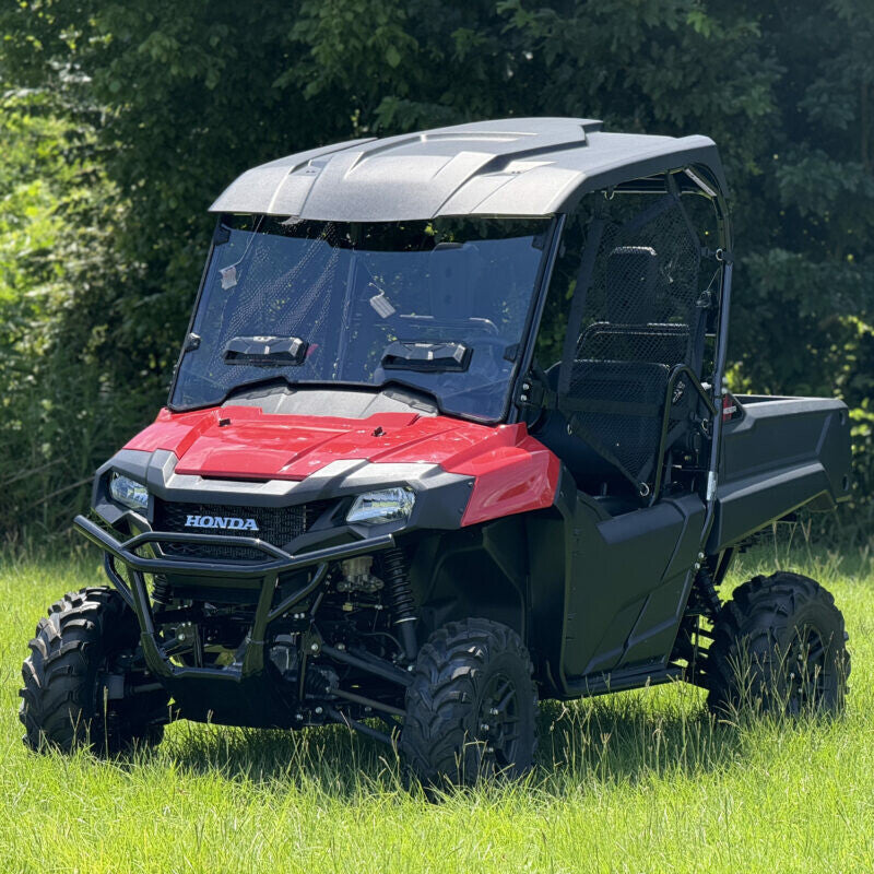 Seizmik Tool-Less Windshield Hard Coated Poly - 50-55321KIT Honda Pioneer 2015-2025