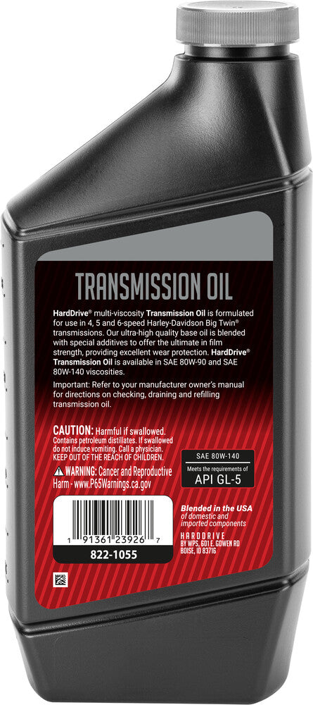 Harddrive 822-1052 198504 TRANSMISSION OIL 80W90 1QT