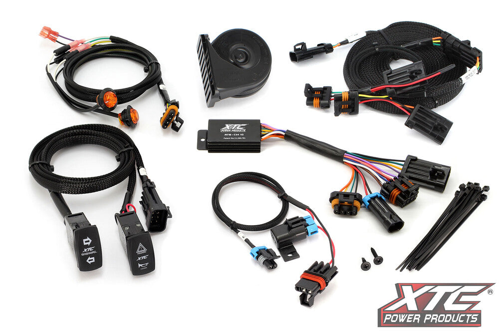 Xtc Power Products 630-1417 ATS-POL-X24-DRL AUTO TURN SIGNAL KIT W/ HORN AND FRONT DRL LIGHTS CAN
