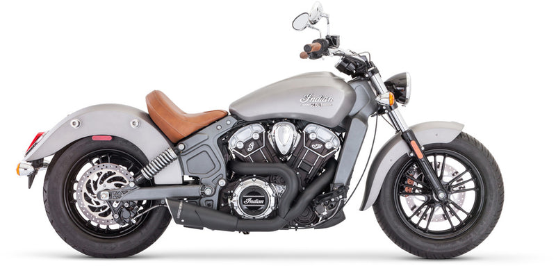 Freedom Combat 2-1 Shorty Black W Black TIP ` - IN00082 For Indian Scout 2015-2019