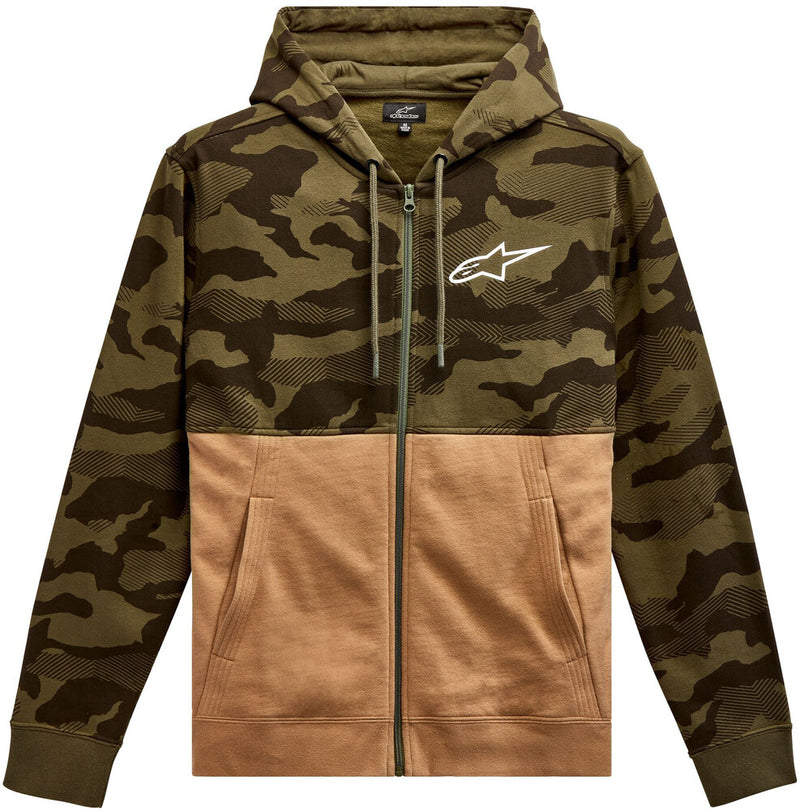 Alpinestars 482-76139X 1213-51050-6923-XL CAMO BLOCK HOODIE MILITARY/SAND XL