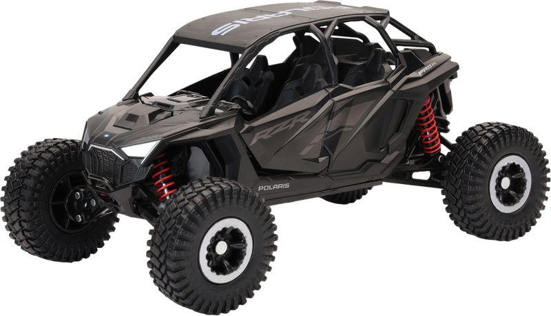 New Ray Toys 959-0193 58466B 1:18 SCALE POLARIS RZR PRO R4 ROCK CRAWLER STEALTH BLACK