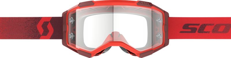 Scott 51-5636 274514-0004113 FURY GOGGLE RED CLEAR WORKS