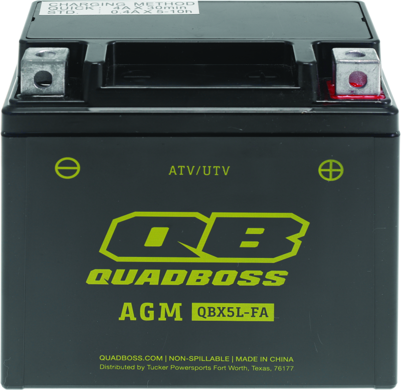 QuadBoss 401376 Maintenance-free AGM Battery QBX5L-FA - Photo - Primary