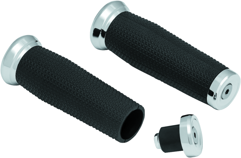 Kuryakyn 5946 Thresher Grip Metric Chrome - Photo - Primary