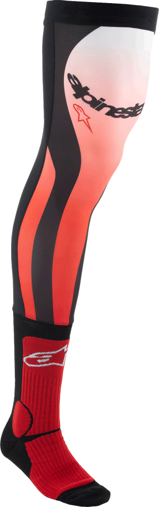 Alpinestars 482-9924L 4701324-3012-LXX KNEE BRACE SOCKS BRIGHT RED/WHITE LG/2X