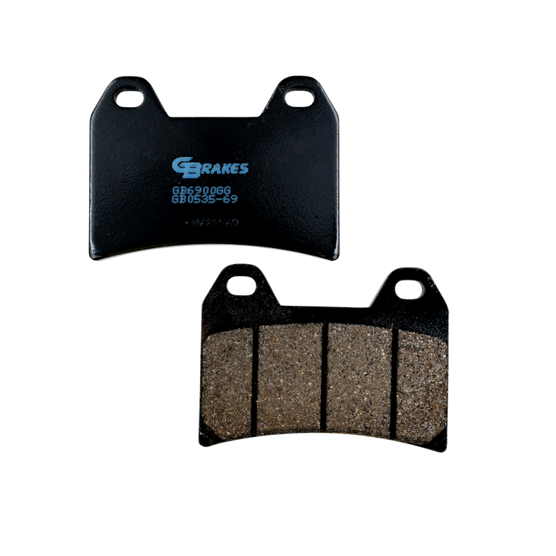 Gbrakes Brake Pads Semi Metallic - GB0535-69 For Ducati Motorcycles 1997-2015 | KTM Motorcycles 2012-2022 | MV Agusta Brutale 2010-2015