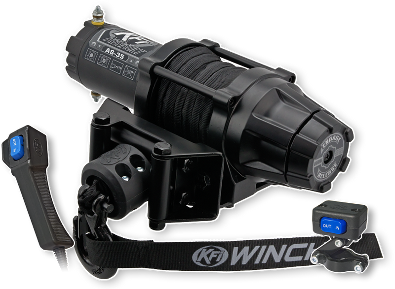 KFI Products 3500LB Synthetic Assualt Series Winch - AS-35
