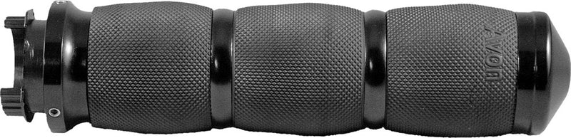 Avon Air Cushioned Grips Black - MT-AIR-90-ANO For Yamaha Motorcycles 1996-2011 | Victory Motorcycles 1998-2017 | Kawasaki Motorcycles 1995-2011