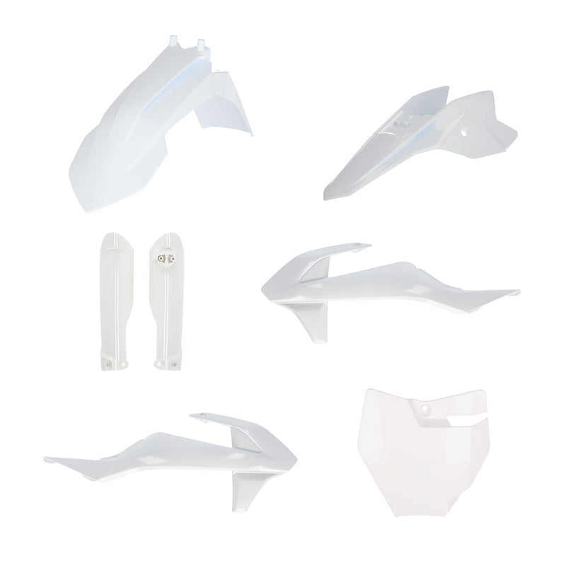 Acerbis Full Plastic Kit White GAS - 2980580002 KTM SX 50 / 5 / 3 2020-2023