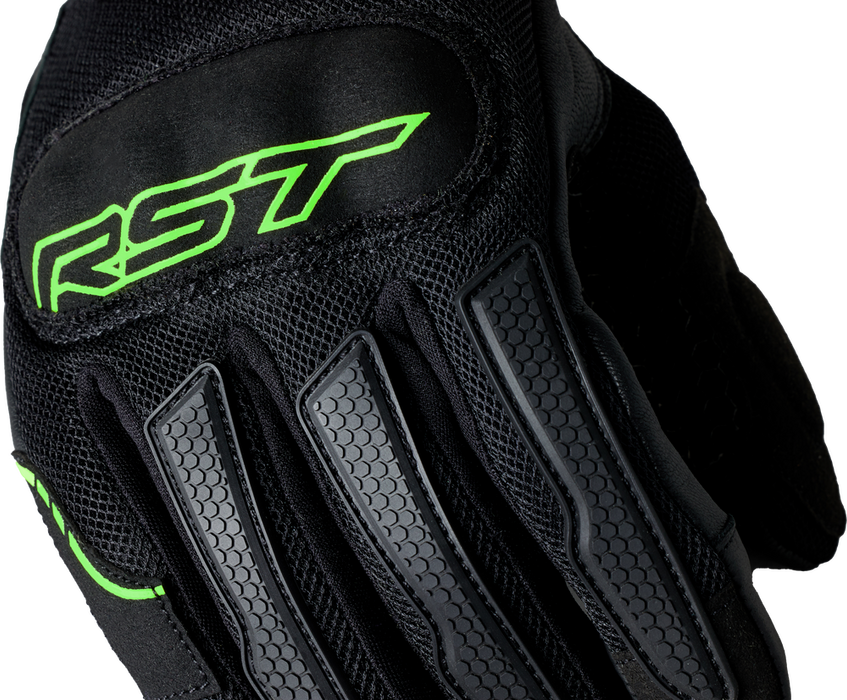 Rst 556-3182009 103182NEO-09 S1 MESH CE GLOVE BLACK/NEON GREEN MD