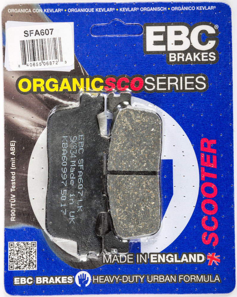 EBC Brake Pads Organic - SFA607 Kymco People 2007-2015