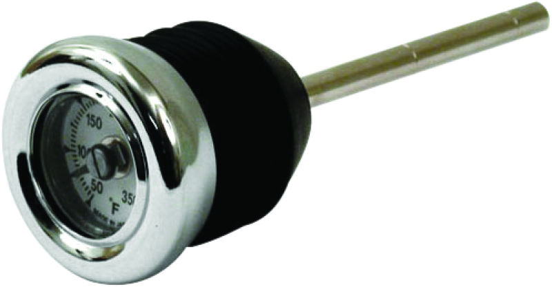 Bikers Choice 490636 Chrome Oil Tank Temperature Gauge Replaces 62845-00 00-17 Softails 2 7/8 Long - Photo - Primary
