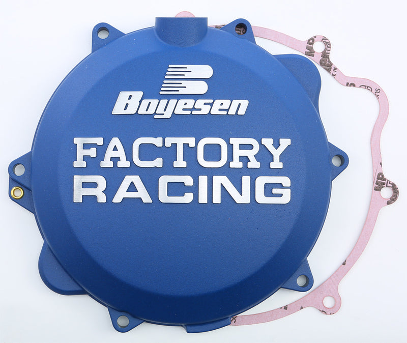 Boyesen Factory Racing Clutch Cover Blue - CC-42AL Husqvarna Dirt Bikes 2014-2016