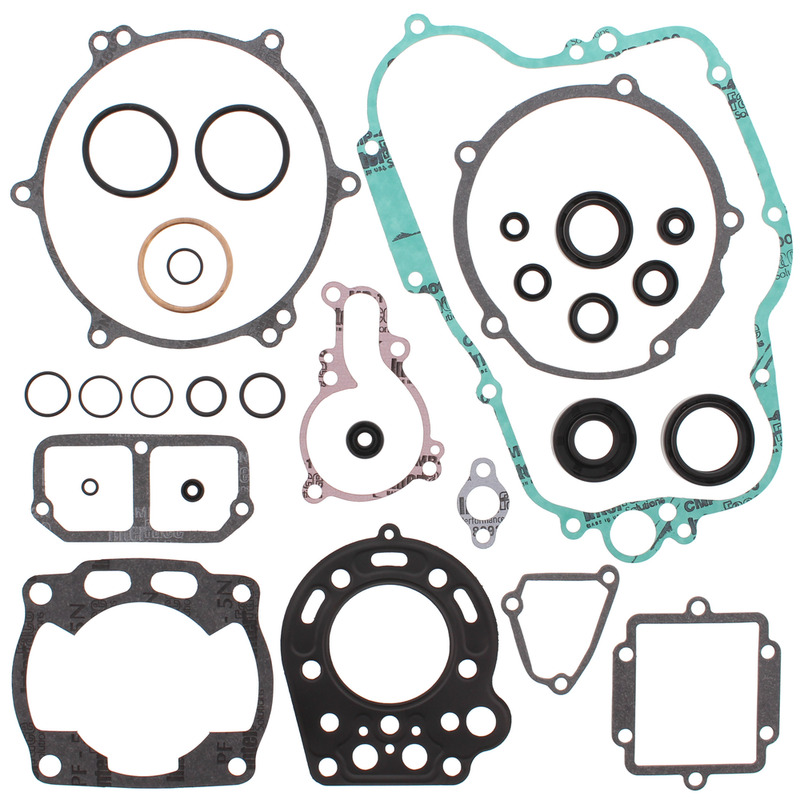 Vertex Complete Gasket SET With OIL Seals - 811423 Kawasaki KX 125 1990-1991