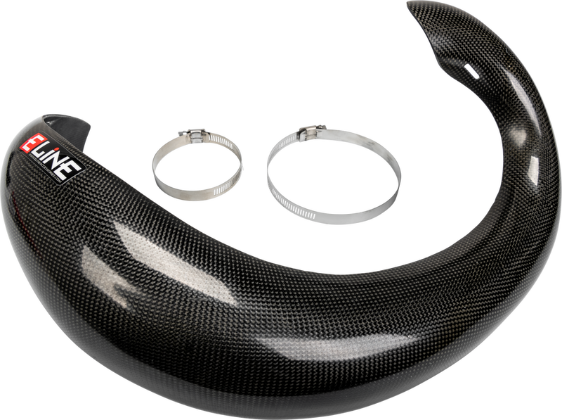 E-Line Accessories Carbon Fiber Pipe Guards GAS HUS - MPG25019 KTM Dirt Bikes 2019-2023
