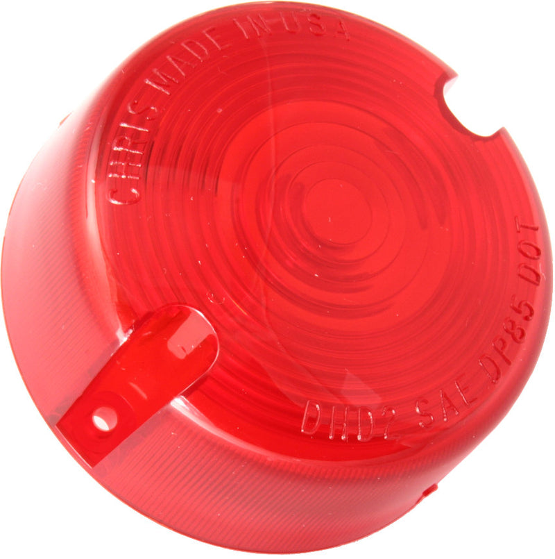 Chris Products 60-1944 DHD2R TURN SIGNAL LENS LATE XL MODELS RED