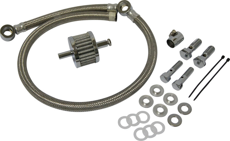 Harddrive 820-50544 34-125 UNIVERSAL BREATHER HOSE KIT 93-16 CUSTOM APPS