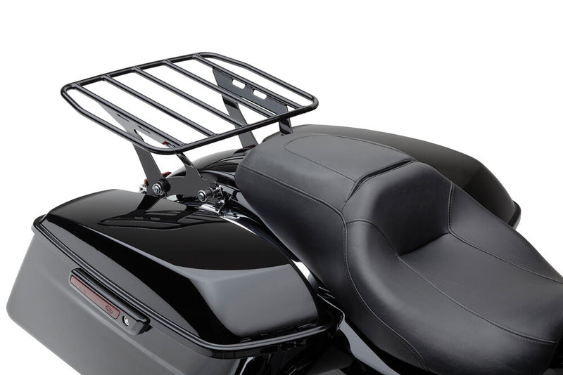 Cobra Detach BIG-A Flat Luggage RK Black FLH FLT - 602-2800B For Harley Touring 1997-2026