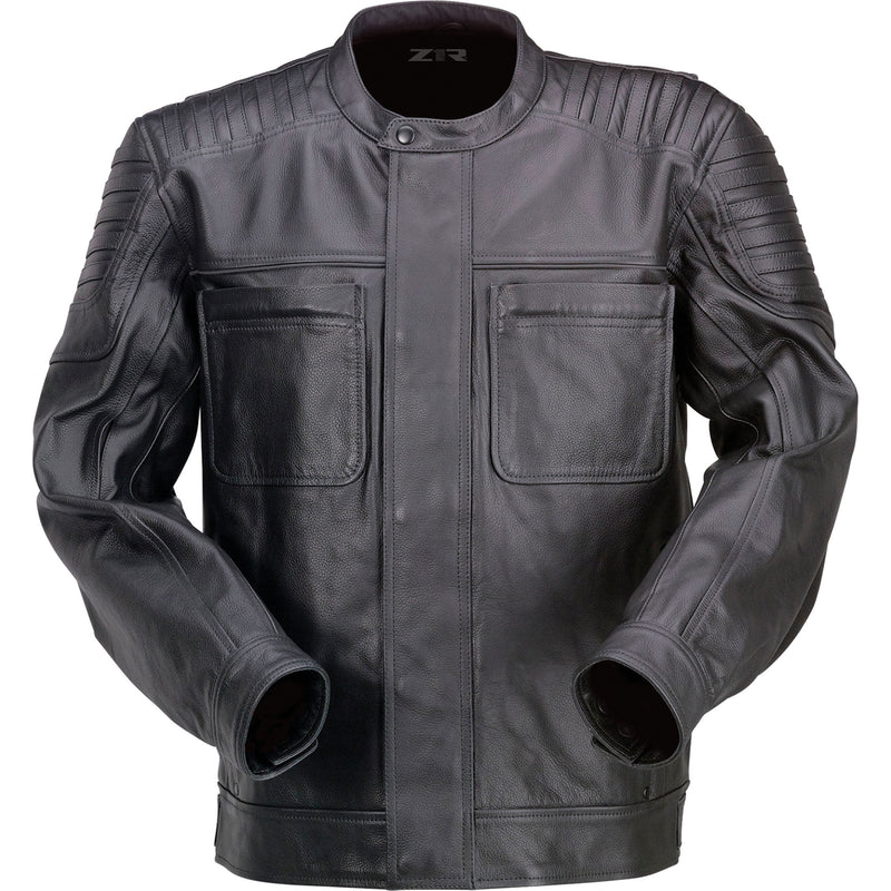 Z1R Widower Leather Jacket Black