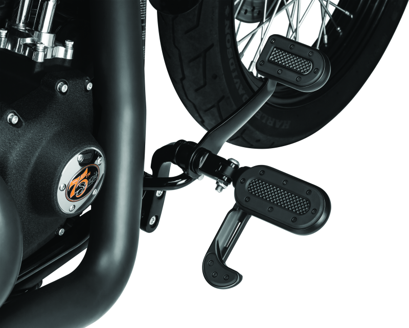 Kuryakyn 7038 Heavy Industry Brake Pedal Satin Black - User 1