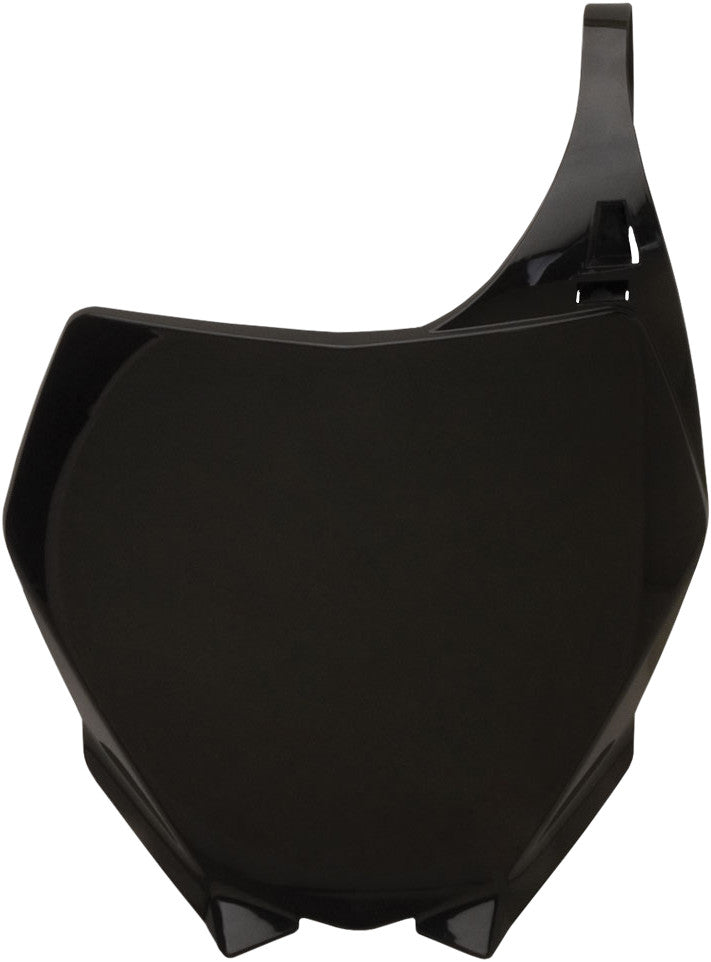 Acerbis Front Number Plate Black - 2042390001 Yamaha YZ 125 / YZ 250 / YZ 450 2006-2014