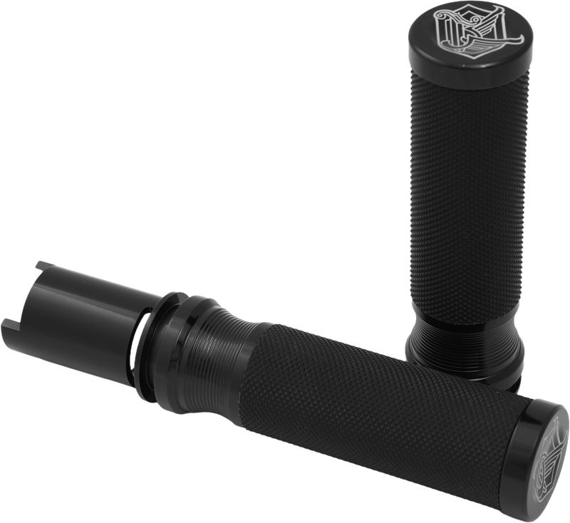 Kens Factory NL Grips Fine Knurl Flhxs Fltrxs ` - KFG-05 For Harley Touring 2023-2026