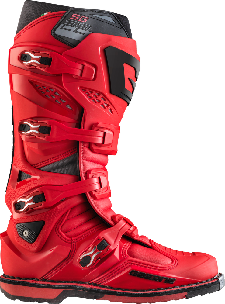 Gaerne 480-65212 2262-005-12 SG-22 BOOTS RED SZ 12