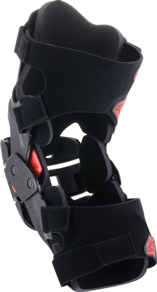 Alpinestars 482-6151 6540520-13-OS BIONIC 5S YOUTH KNEE BRACE BLACK/RED