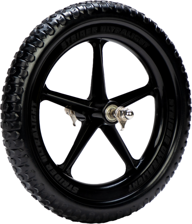 Strider 10-2412 PWHEEL-12-UL-BK WHEEL/TIRE ASSEMBLY